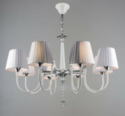 Люстра классическая с абажурами Sirius S3625/8Р