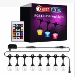 Гірлянда вулична світлодіодна Horoz Electric LED PARADISE RGB IP44