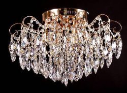 Люстра кришталева стельова Sirius ST 6261/6+6Н GD