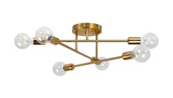 Люстра потолочная Sirius LVS0102/6H BRZ
