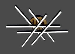 Люстра светодиодная Sirius ST 70161/6H ВК/WD 168W LED 