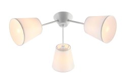 Люстра с абажурами Sirius 0641/3H WT