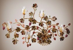 Настінний торшер флористика 5352/6