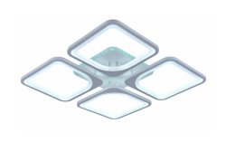 Люстра светодиодная Sirius 50001/4А WT 144W LED RGB с пультом