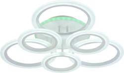 Люстра светодиодная Sirius 9448С/3+3А WT 140W LED RGB с пультом