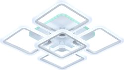 Люстра светодиодная Sirius 2288/4+1 WT 140W LED RGB с пультом