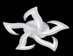 Люстра світлодіодна Sirius ST 9235/5H WT 100W LED RGB