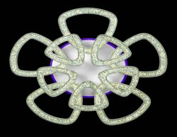 Люстра светодиодная Sirius ST 78061/5+5H WT 268W LED 