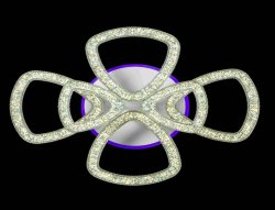 Люстра светодиодная Sirius ST 78061/4+2H WT 180W LED 