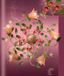 Люстра флористика 5202