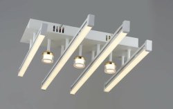Люстра світлодіодна Sirius S1131/4+3Н WT+GD 46W LED без пульта