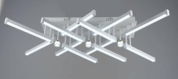 Люстра світлодіодна Sirius S5131/12+3Н WT+GD 78W LED без пульта