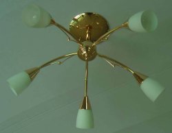 Люстра припотолочная TINKO 62909CG/5H WT