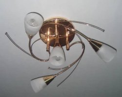 Люстра припотолочная TINKO 92087CG/3+1H WT