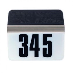 Світильник фасадний Horoz Electric OMNIA на сонячній батареї - вказівник номера будинку 