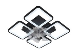 Люстра світлодіодна Sirius S7005 ВК 84W LED Fan Phone APP