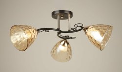 Люстра стельова Sirius S2254/3 BK+FGD