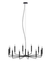 11464 Підвісний світильник Nowodvorski ORTO XII BLACK B PL
