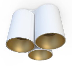 7666 Точковий світильник Nowodvorski EYE TONE III WHITE/GOLD PL