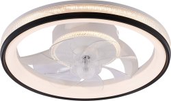 Люстра светодиодная Sirius 2083 WT+ВК 82W LED Fan