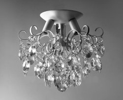 Люстра хрустальная потолочная Sirius SТ 9374/3H WT