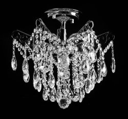 Люстра кришталева стельова Sirius SТ 31376/6H CR