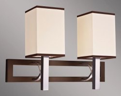 Бра с абажурами Kemar Riffta Brown RF/K/2/B