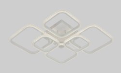 Люстра светодиодная Sirius 6009/2+2+2А WT 144W LED с пультом+диммер