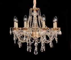 Люстра классическая Sirius SТ 7761/8P GD+ВК