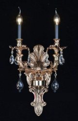 Светильник настенный(бра) Sirius SТ 6861/2W MBK+GD+BK