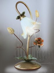 Настольная лампа флористика 00251