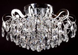 Люстра хрустальная потолочная Sirius ST 4261/4+12Н CR LED с пультом