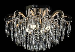 Люстра хрустальная потолочная Sirius ST 5261/3+8Н CR LED с пультом