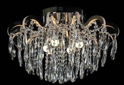 Люстра хрустальная потолочная Sirius ST 5261/4+12Н CR LED с пультом