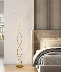 Торшер светодиодный Sirius S0101 GD 64W LED 