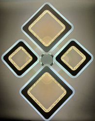 Люстра світлодіодна Sirius S5721/4 WT 86W LED Phone APP+Bluetooth+RGB