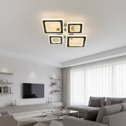 Люстра світлодіодна Sirius S5721/4 ВК 86W LED Phone APP+Bluetooth+RGB