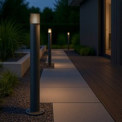 Світильник садовий TK Lighting RIBO GRAY 16172 ІР54