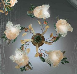 Люстра флористика 5512