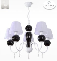 Люстра с абажурами N&B Light Герда 10405/4