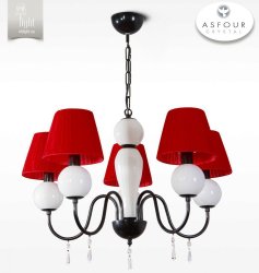 Люстра с абажурами N&B Light Герда 10405/3