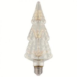 Светодиодная лампа(LED) Horoz Electric PINE 2W красная Е27
