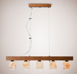 Люстра підвісна з дерева 532