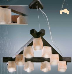 Люстра підвісна з плафонами 933