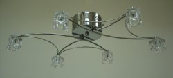 Люстра галогенная TINKO 66812CR/6H WT
