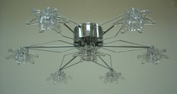 Люстра галогенная TINKO 66814CR/6+1H