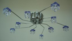 Люстра галогенная TINKO 66816CR/10H WT