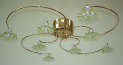 Люстра галогенная TINKO 66818CG/8H WT