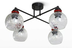 Люстра потолочная лофт N&B Light Солидо 30207/2