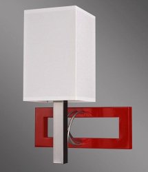 Бра с абажуром Kemar Riffta Red RF/K/1/R
